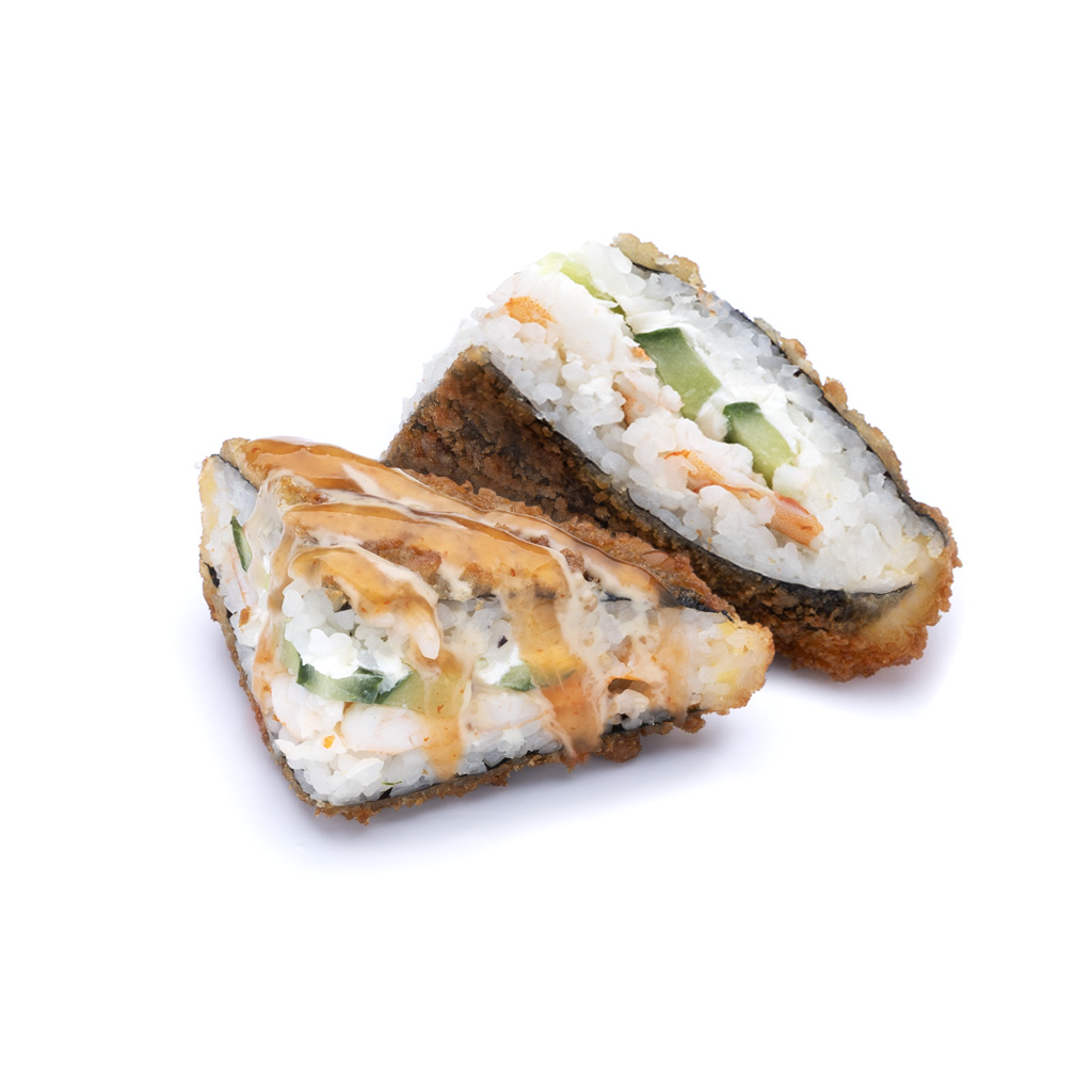 Новинки Жареный онигири с креветкой